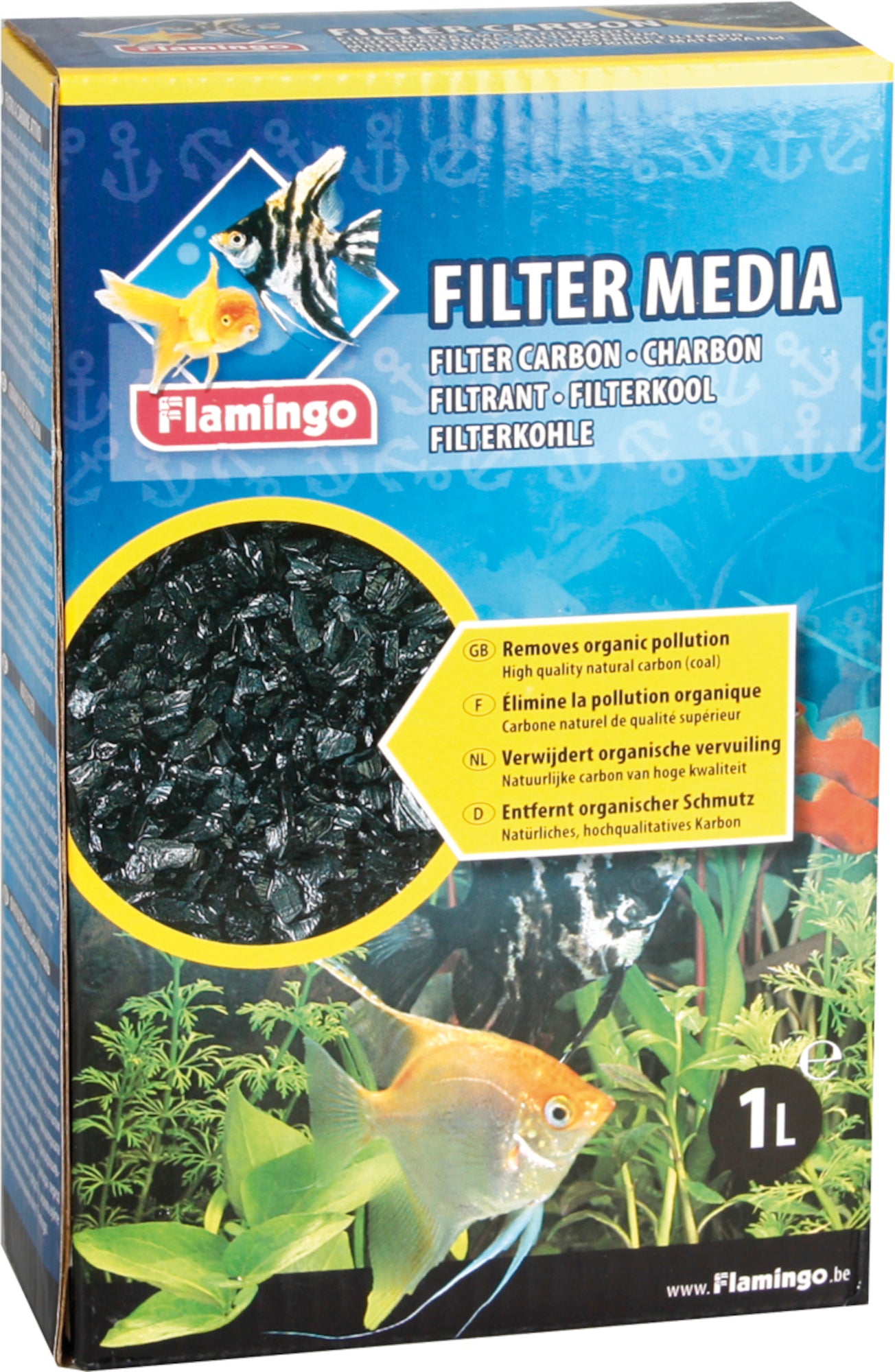 aquarium Filtermateriaal Filterkool zwart - Huisdierplezier