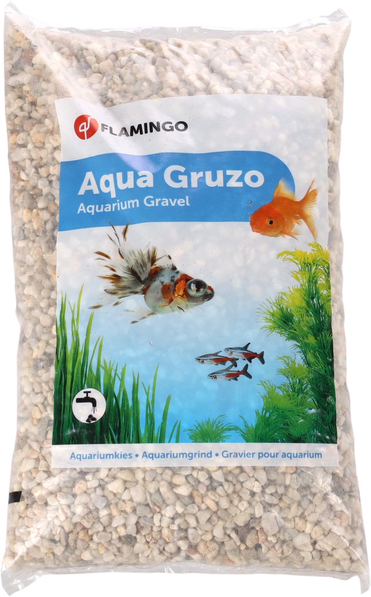 aquariumgrind Gruzo grijs Mix - Huisdierplezier