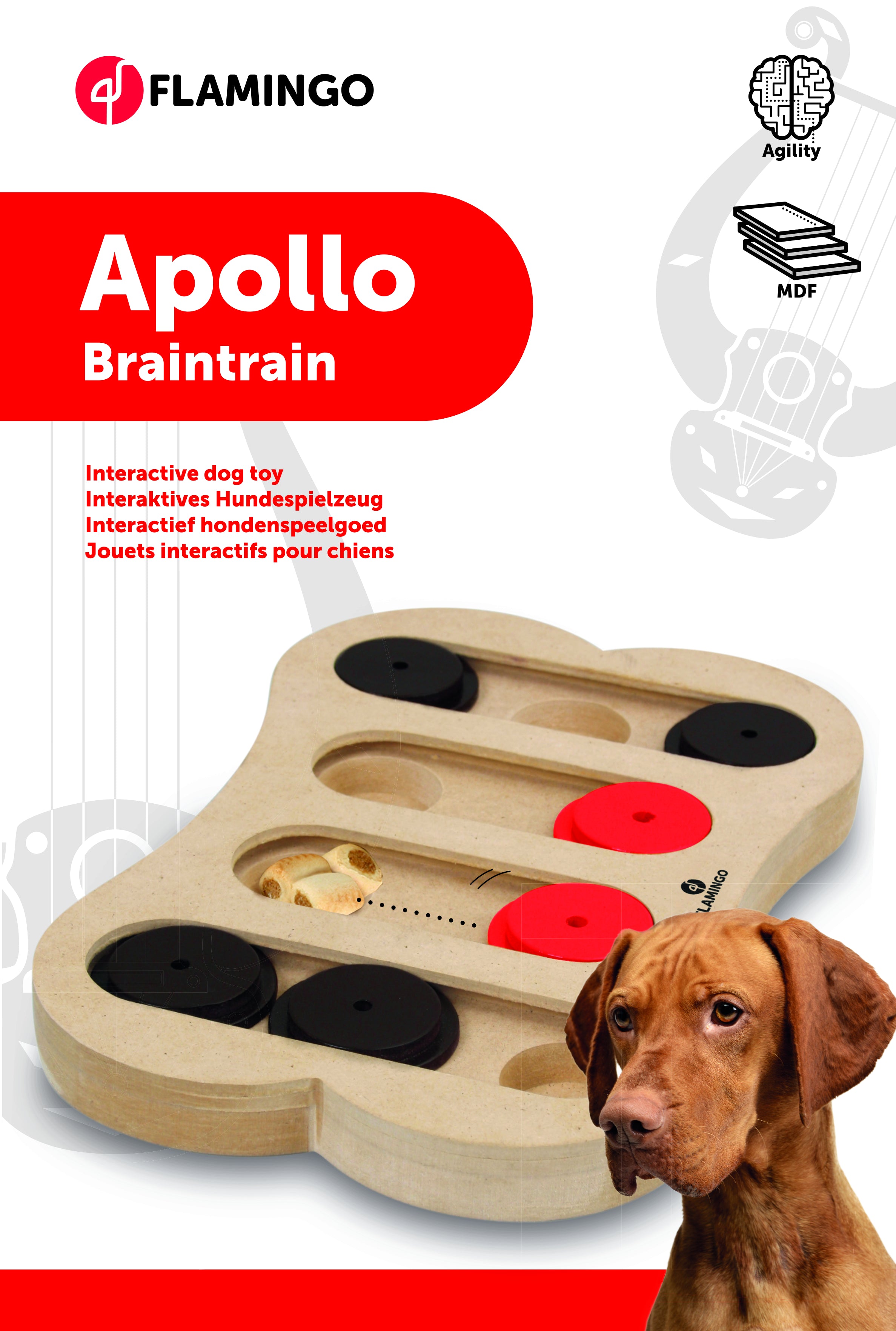 Uitdagend Slimme hondenpuzzel Apollo - Huisdierplezier