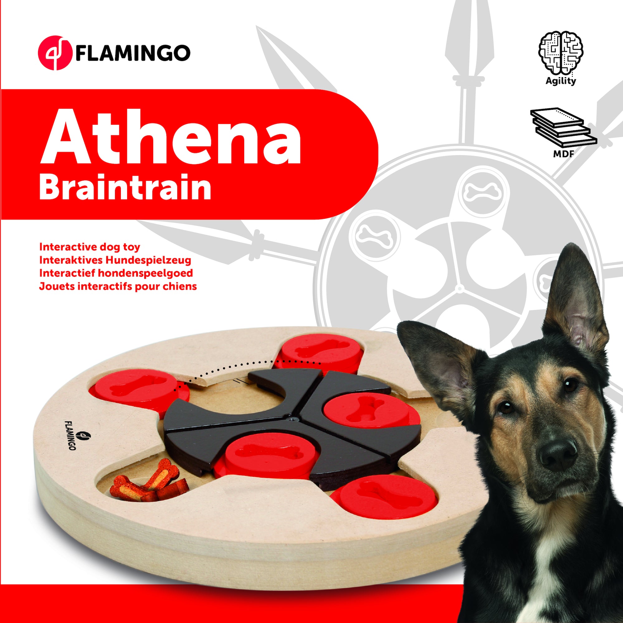 Hondenpuzzel Athena - Ultieme Breintraining voor Slimme Snuffelaars - Huisdierplezier