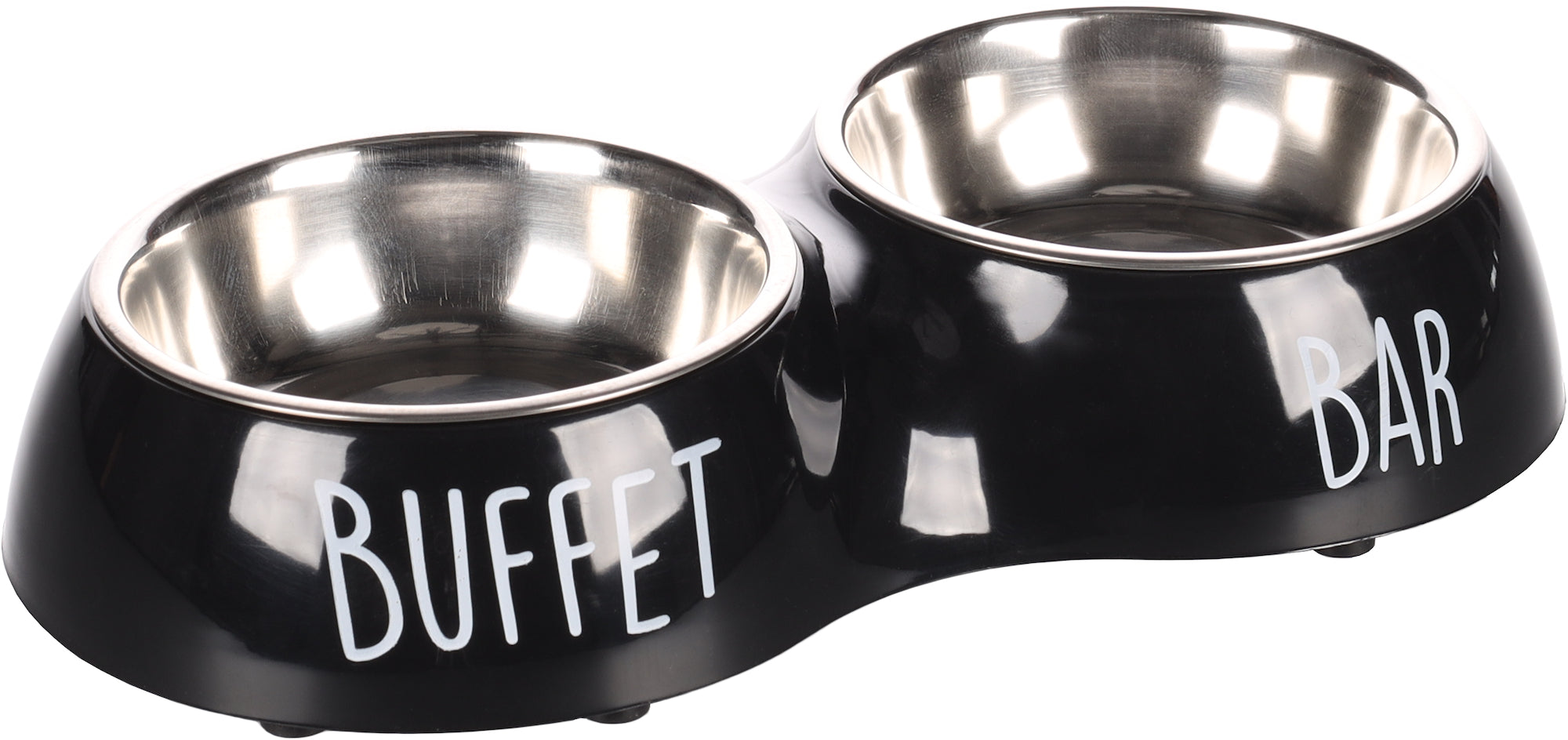 Hondenvoerbak Duo drinkbak - Buffet Bar zwart - Huisdierplezier