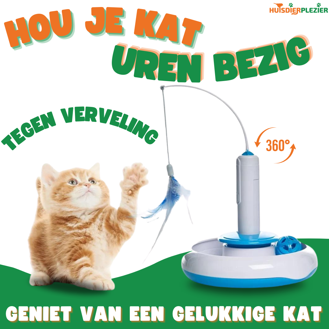 Interactief kattenspeeltje kat Carousel - Huisdierplezier