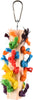Vogelspeelgoed Regenboog Dio - 17cm - Huisdierplezier