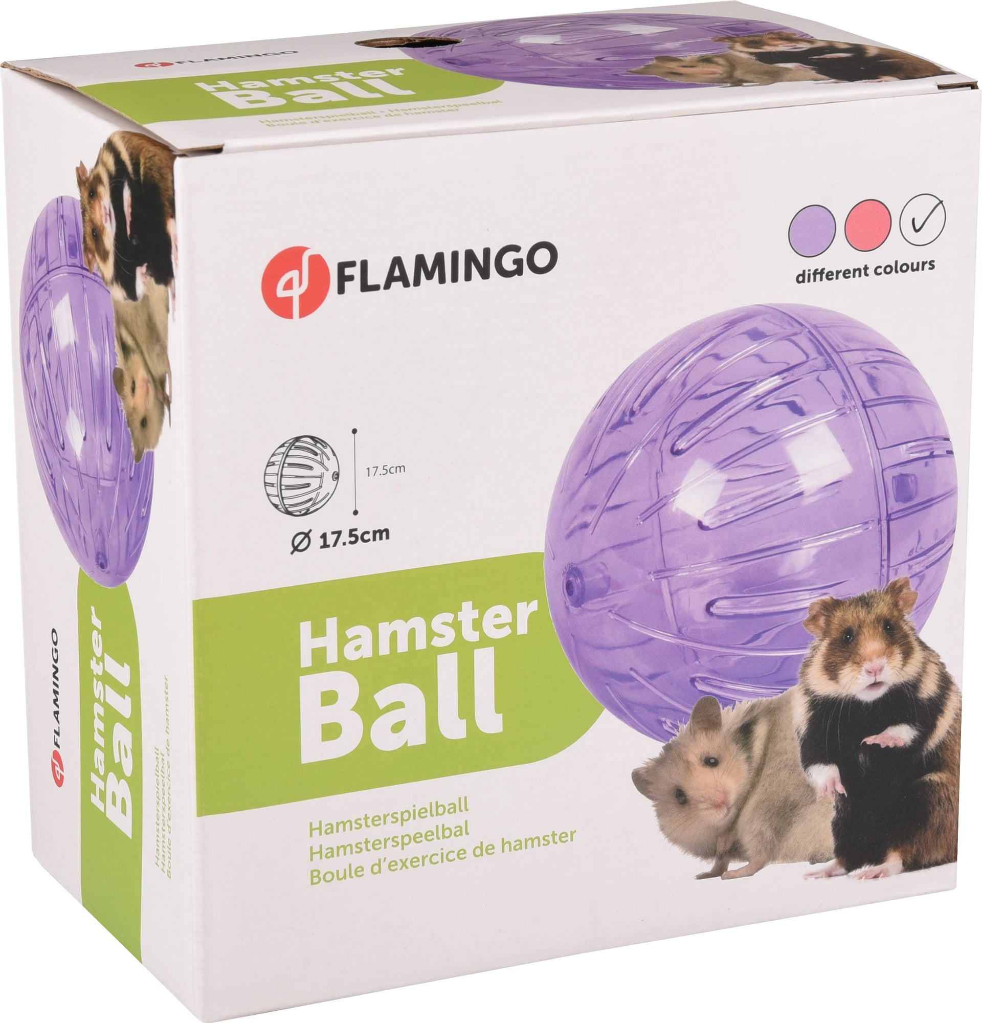 Hamster Speelgoed Neon Bal - Huisdierplezier