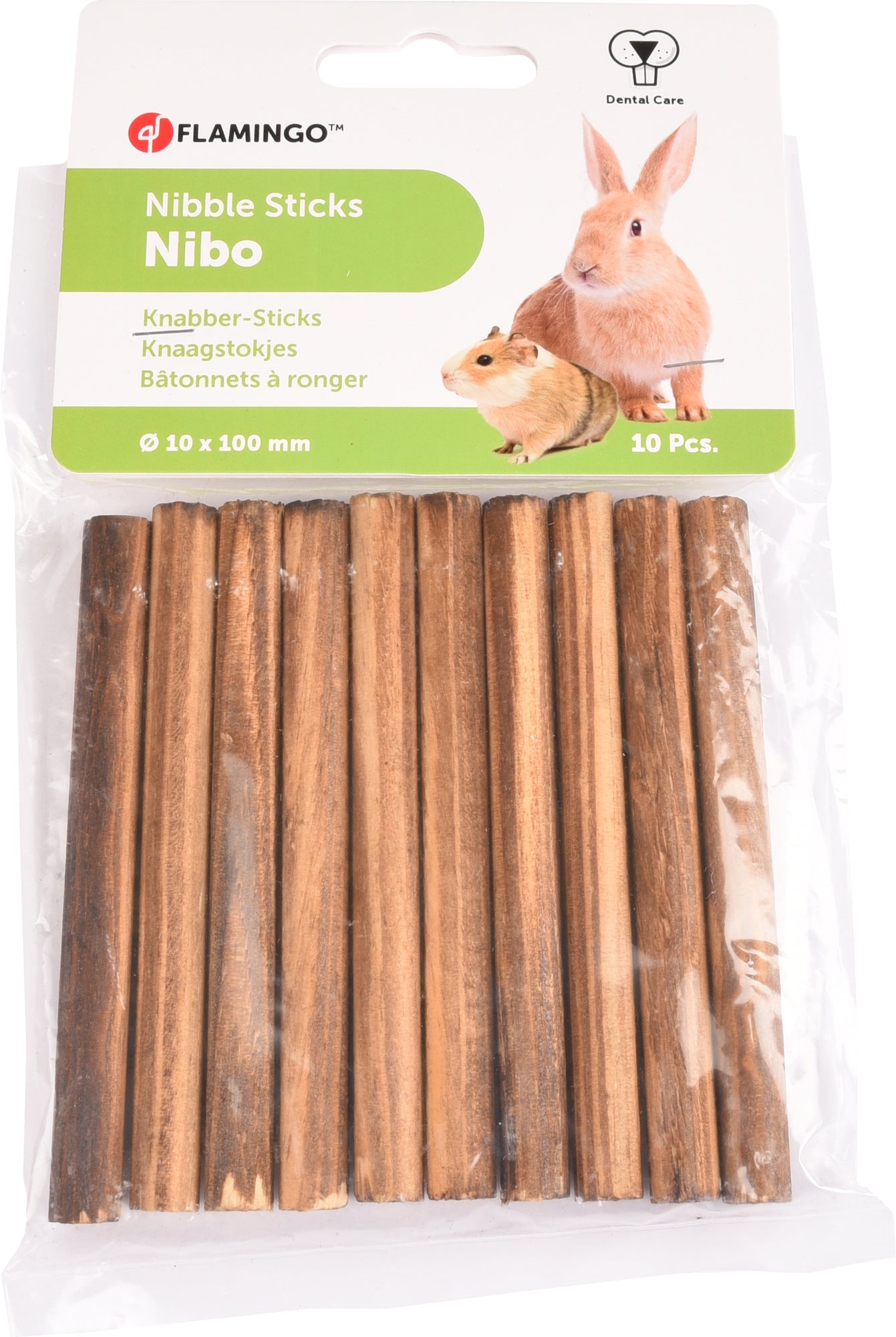 Knaagstokjes Nibo 10 stuks - Huisdierplezier