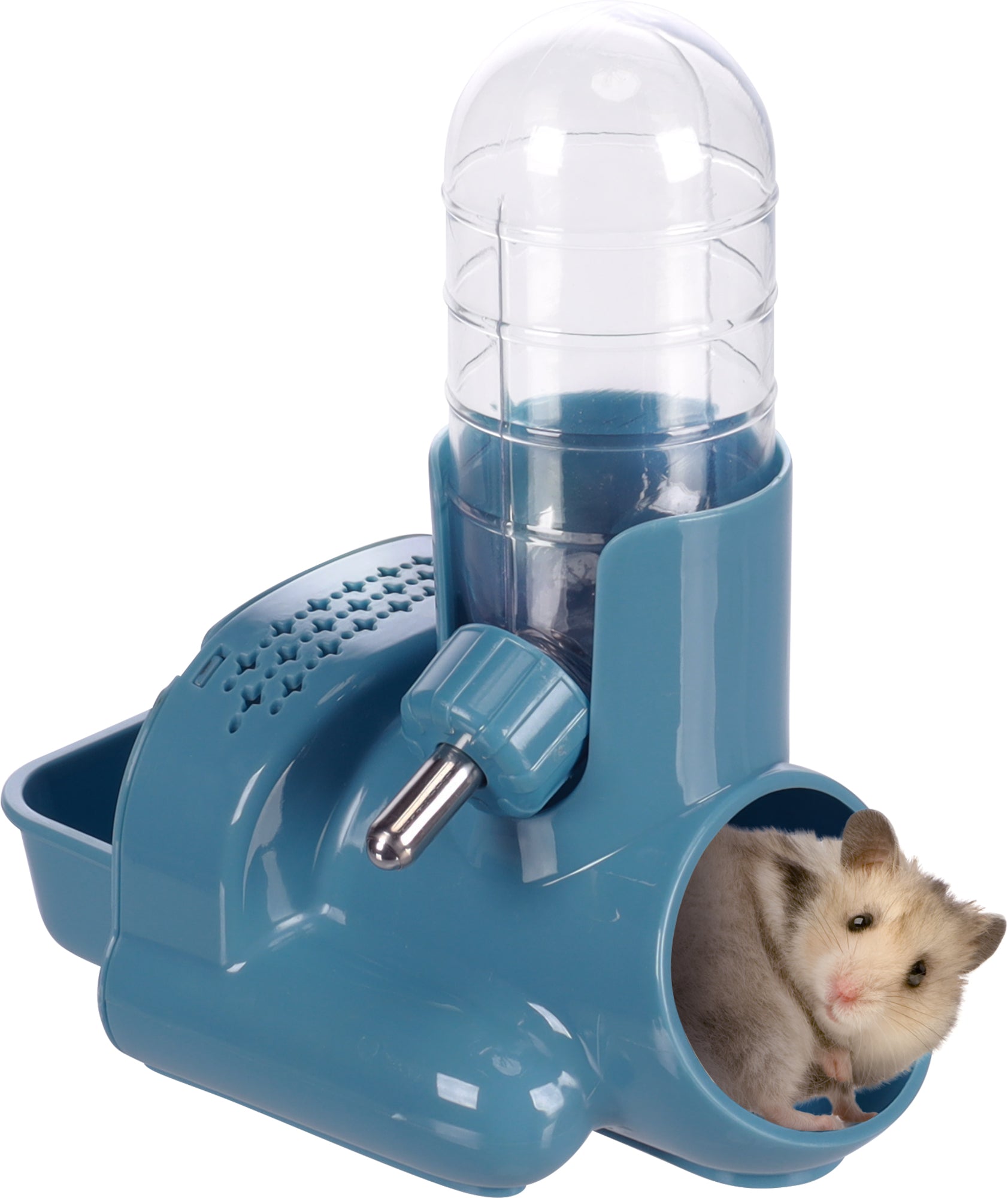 Hamster voerbak drinkfles Station Hamtaro - Huisdierplezier
