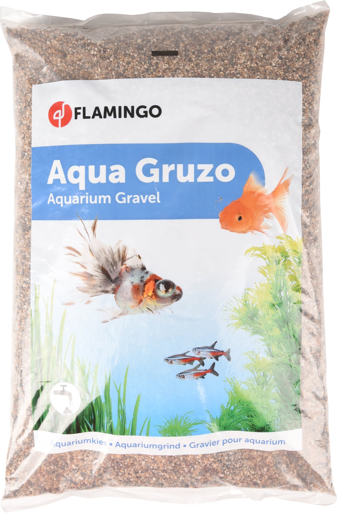 aquariumgrind Guzo bruin Mix - Huisdierplezier