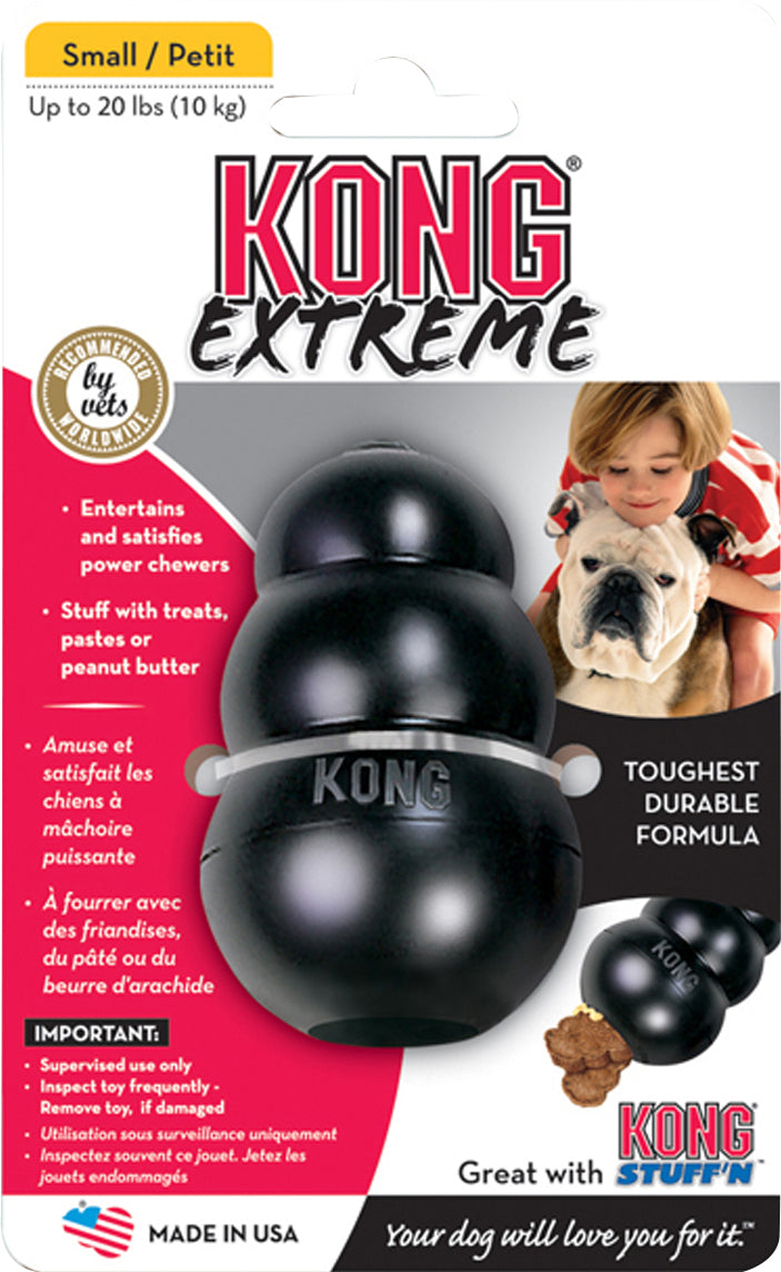 Kong hondenspeelgoed Extreme Wobbler zwart - Huisdierplezier