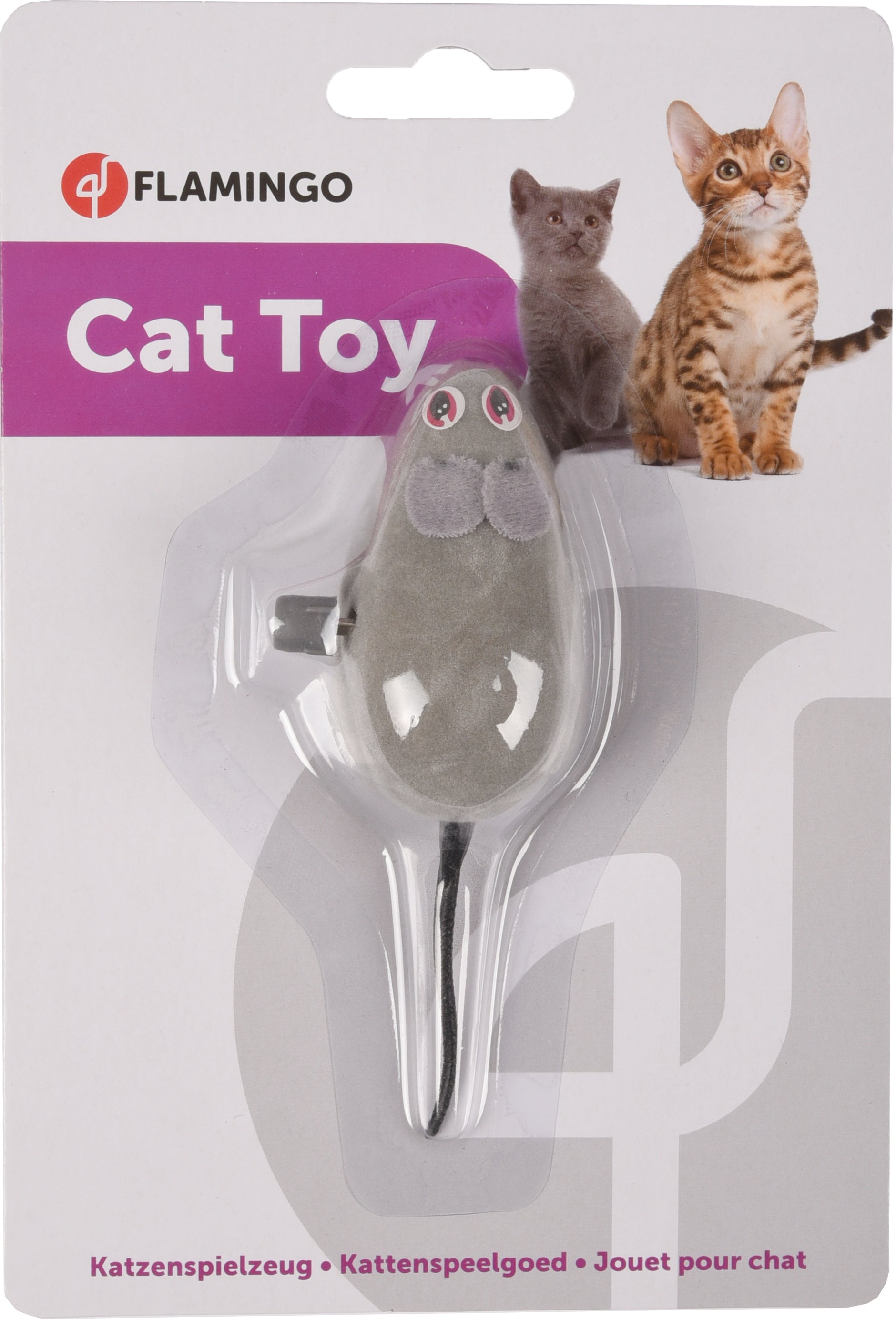 Opwindbaar Muis kattenspeeltje - Huisdierplezier