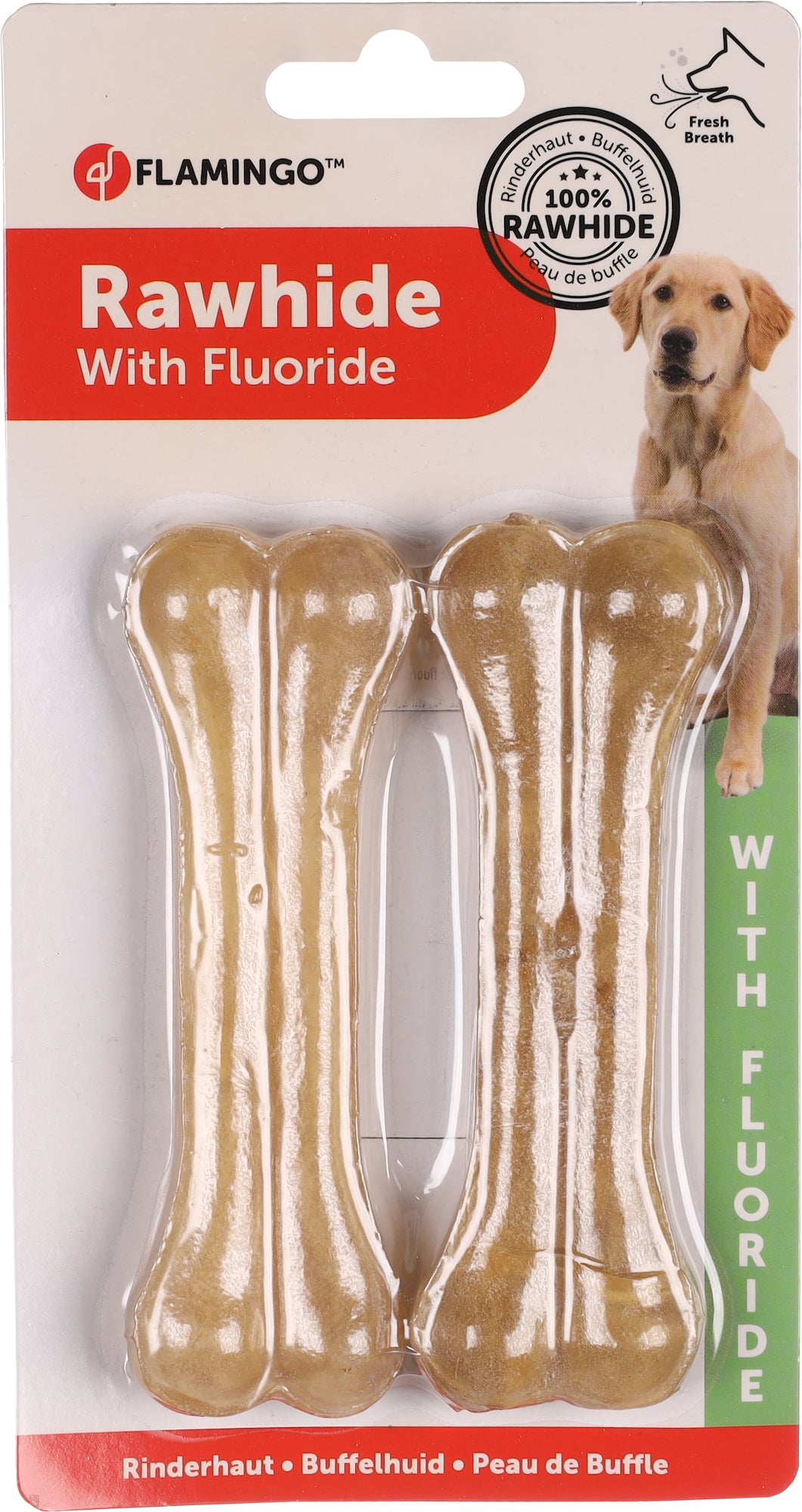 Hondenbot met Fluoride Dental Chew - Huisdierplezier
