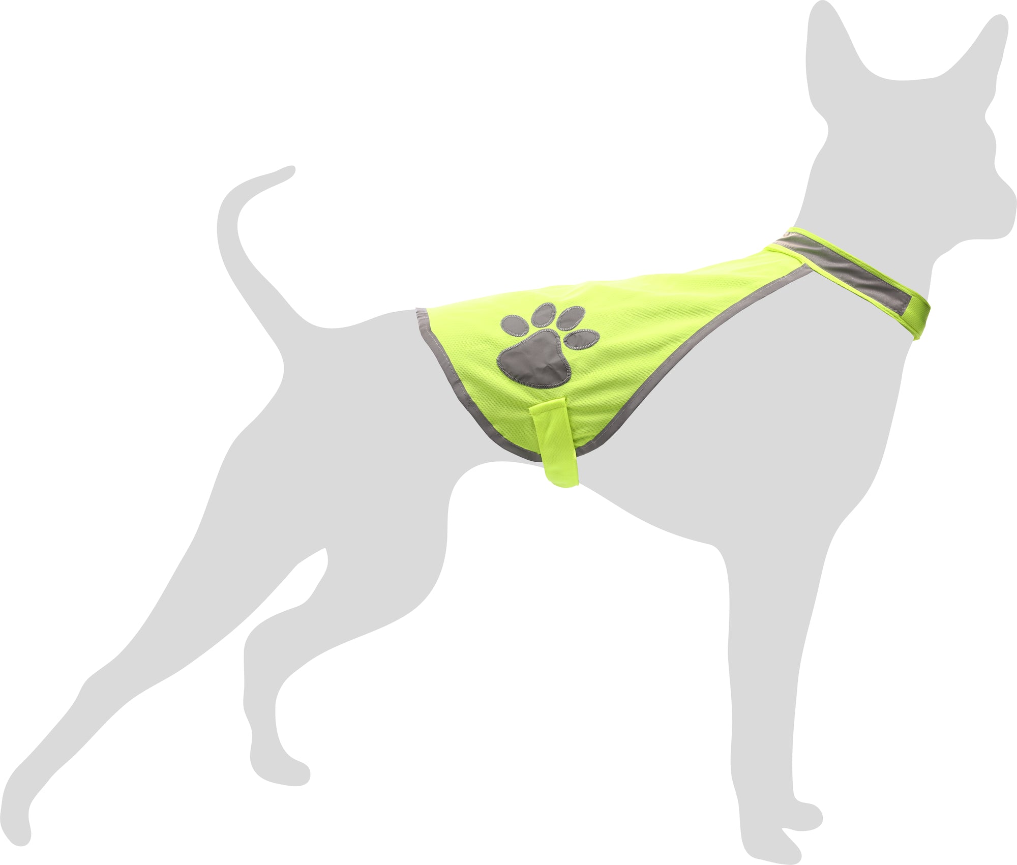 honden Veiligheidshesje Refi fluo geel - Huisdierplezier