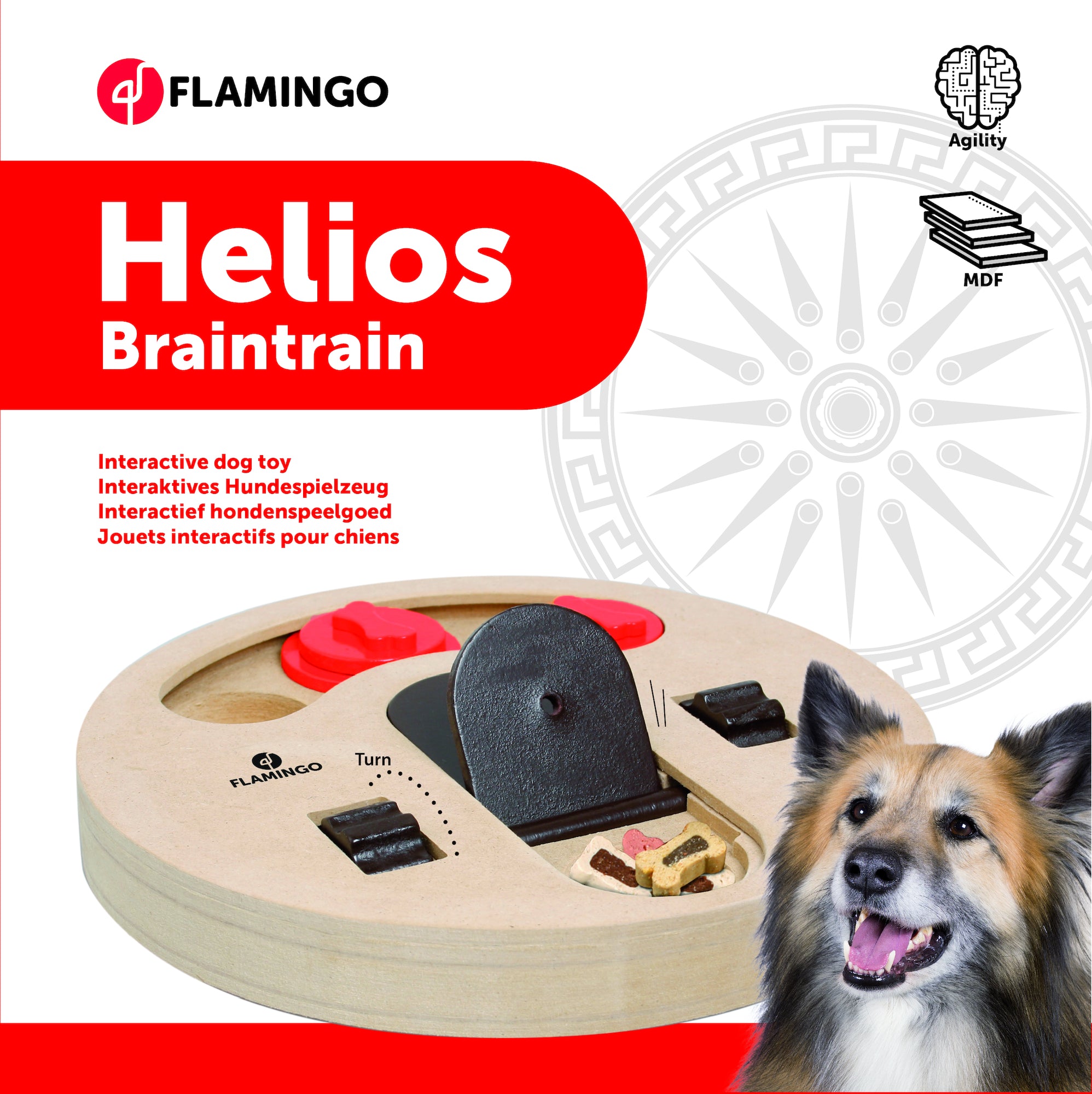 Hondenpuzzel Helios - Interactief Denkspel - Huisdierplezier