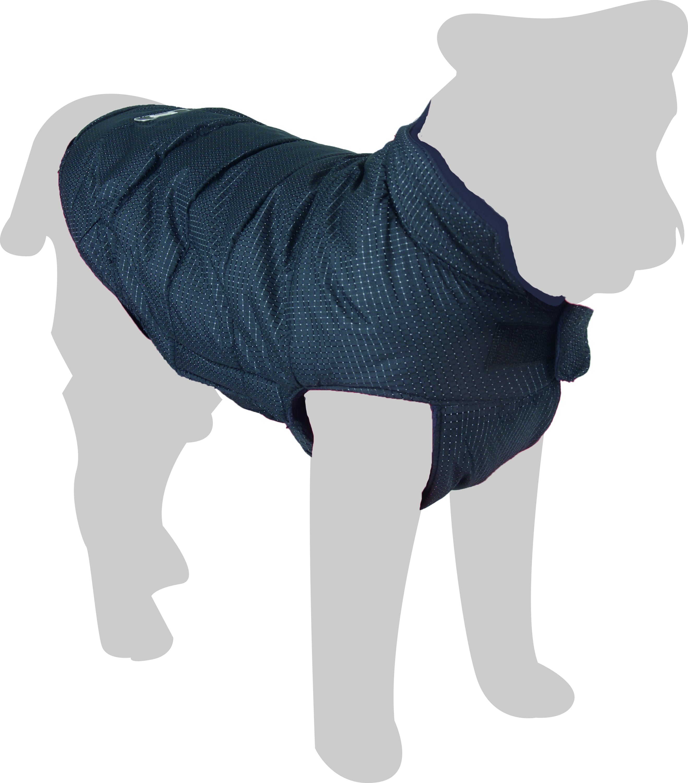 Regenjas hond Nordic Fleece donkerblauw - Huisdierplezier