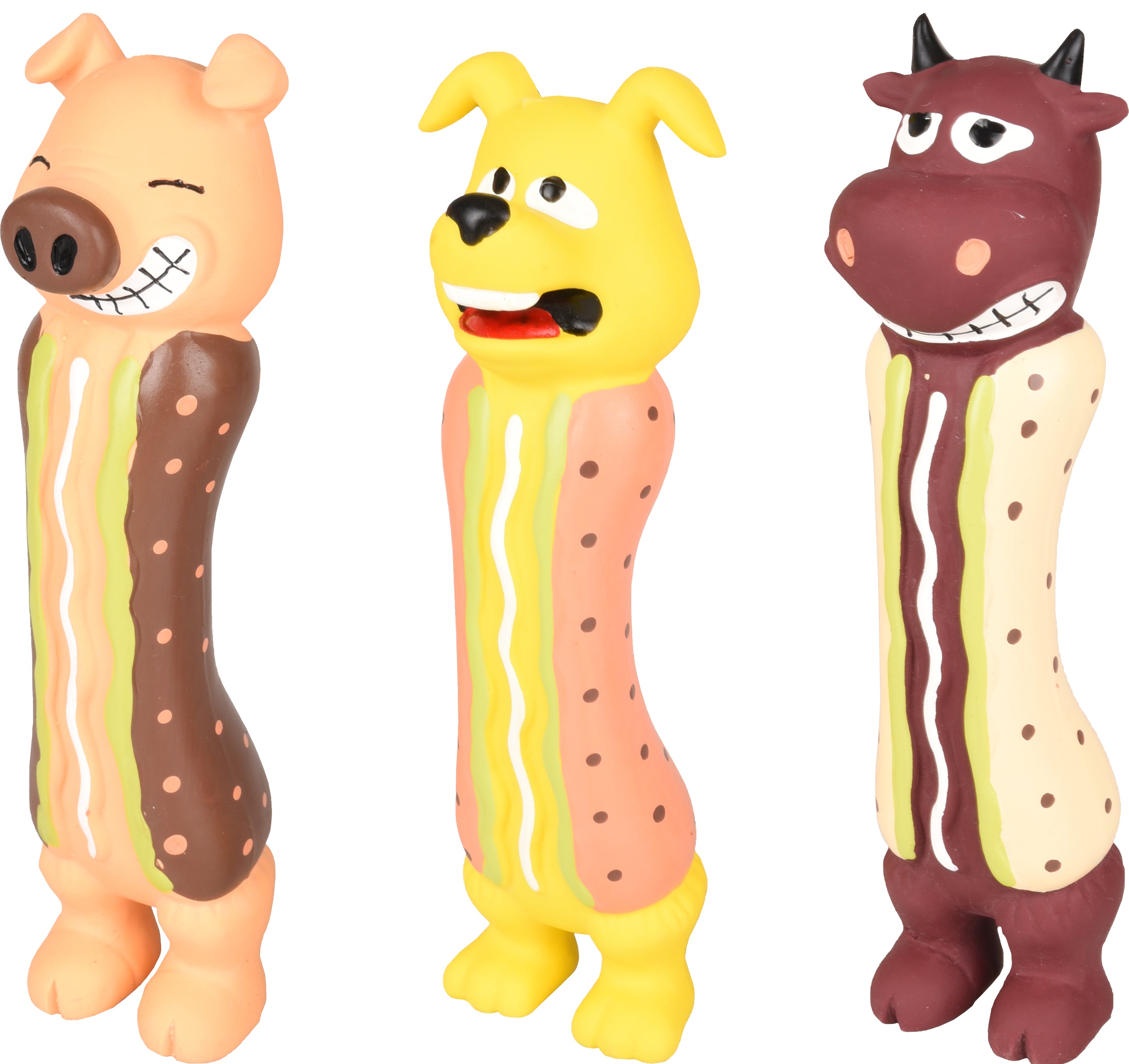 Hondenspeelgoed Funny Hotdog - Huisdierplezier
