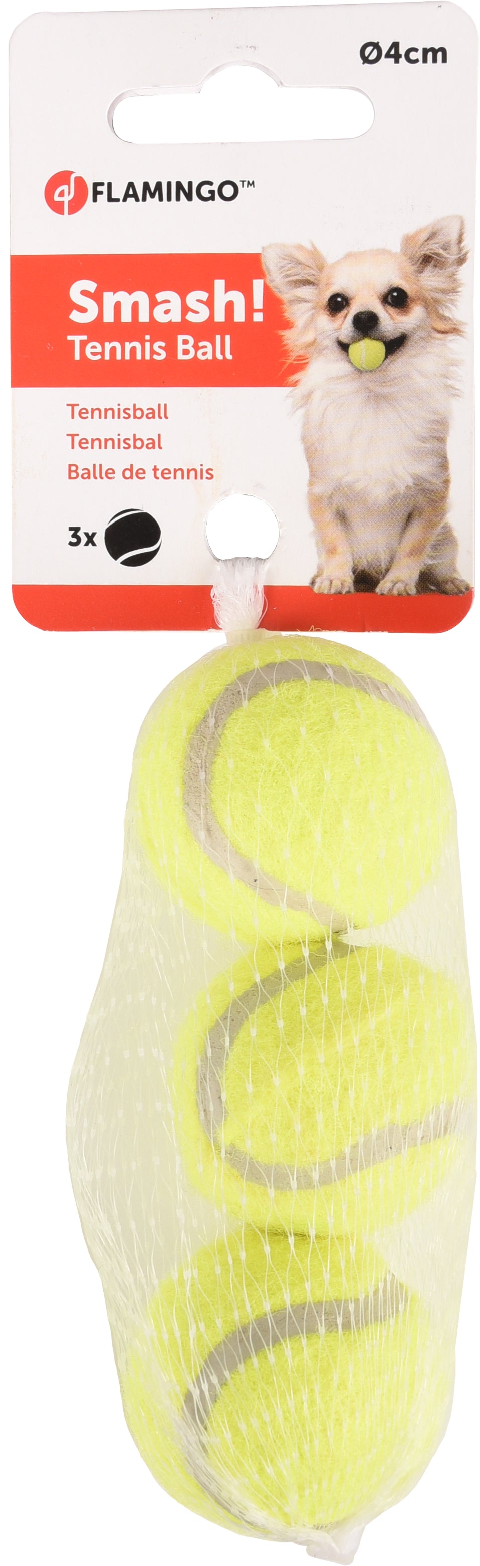 Hondenspeelgoed Tennisbal 3 stuks - Huisdierplezier