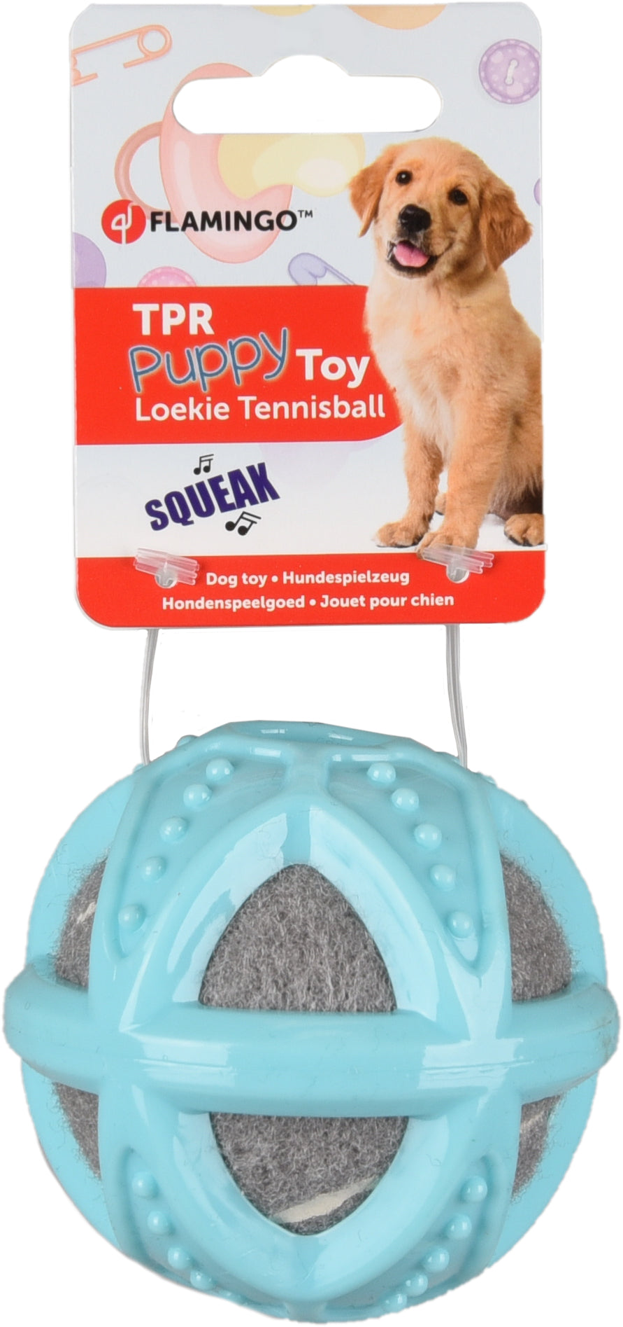 Hondenspeelgoed loeki Puppy Tennisbal - Huisdierplezier