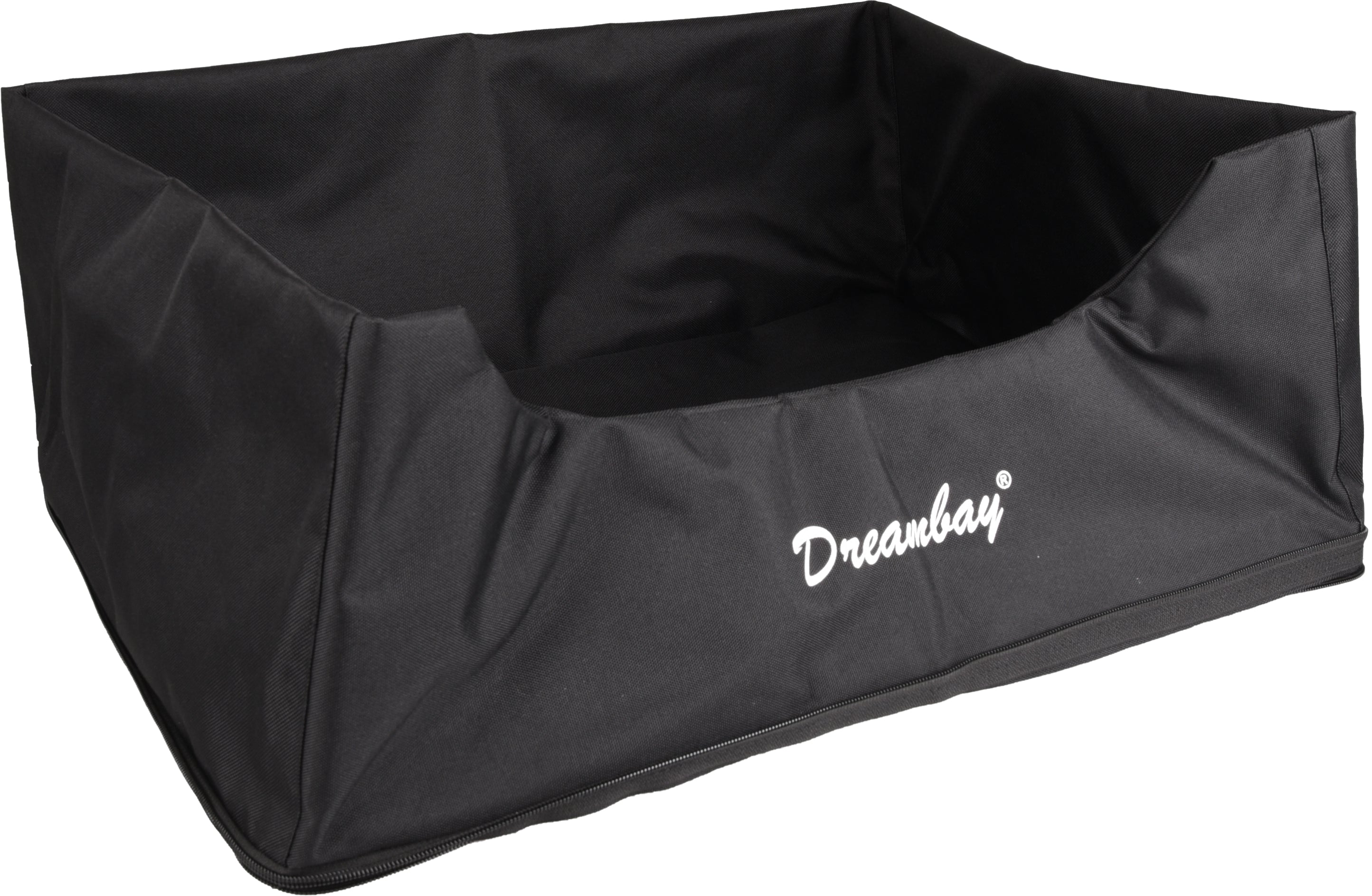 Overtrek hondenmand Dreambay rechthoekig zwart - Huisdierplezier