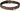 Halsband hond Arizona Leer bruin - Huisdierplezier
