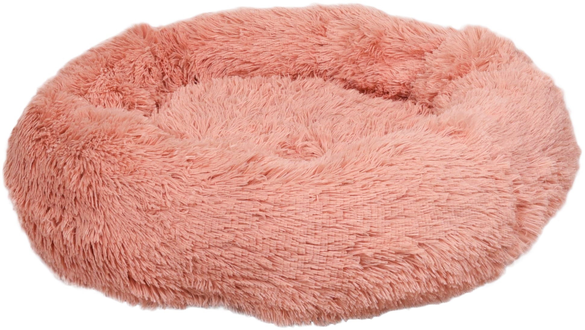Fluffy Donut hondenkussen rond roze - Huisdierplezier
