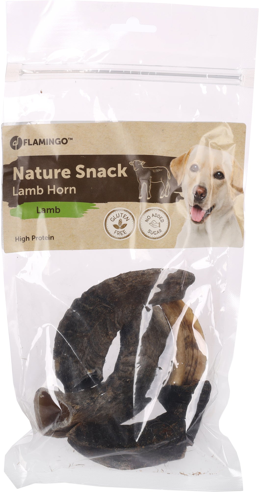 Lamshoorn natuurlijke hondensnack - Huisdierplezier