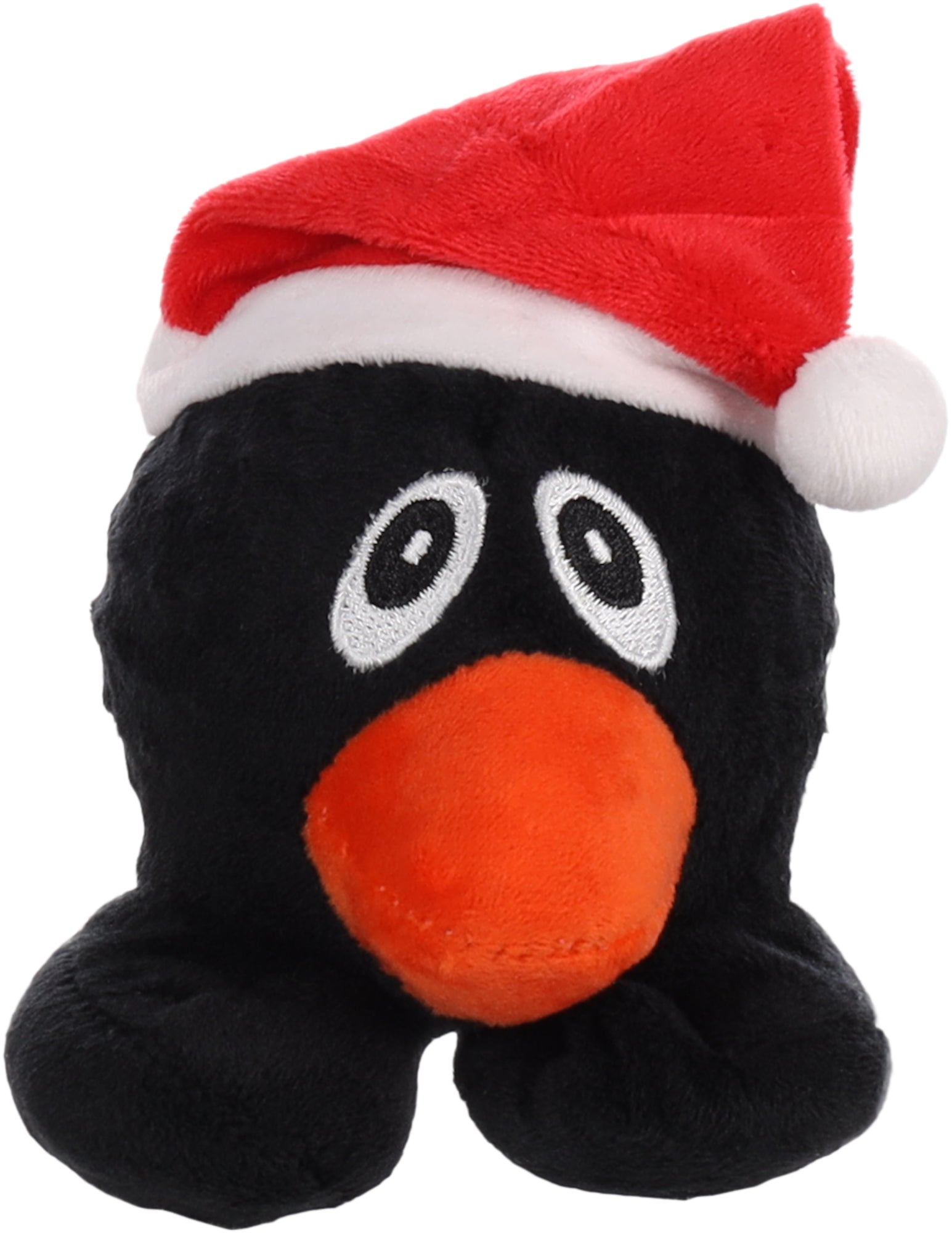 Kerst hondenspeelgoed Pinguin Lody zwart - Huisdierplezier