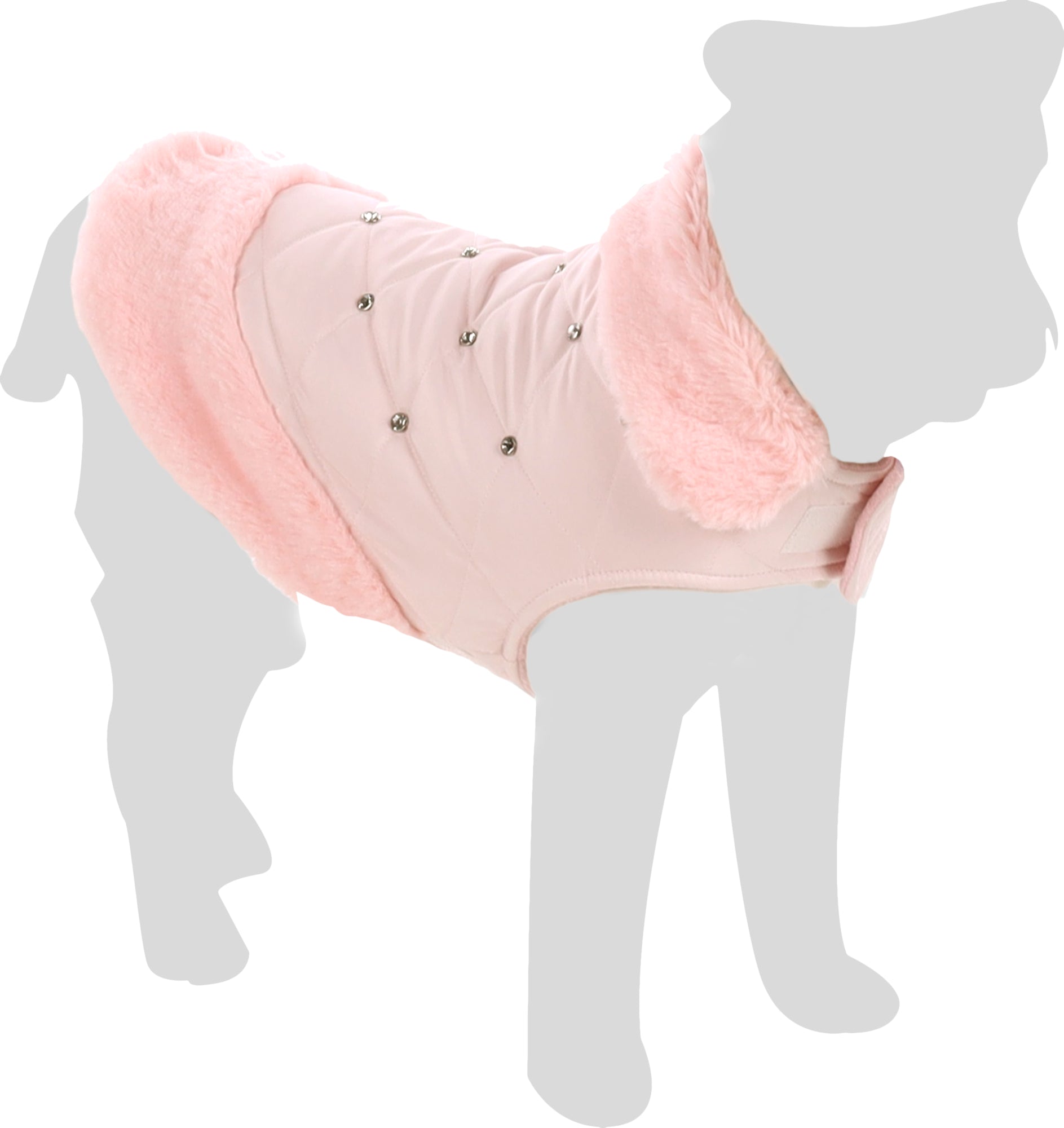 Design hondenjas Coco roze Stass-Steentjes - Huisdierplezier