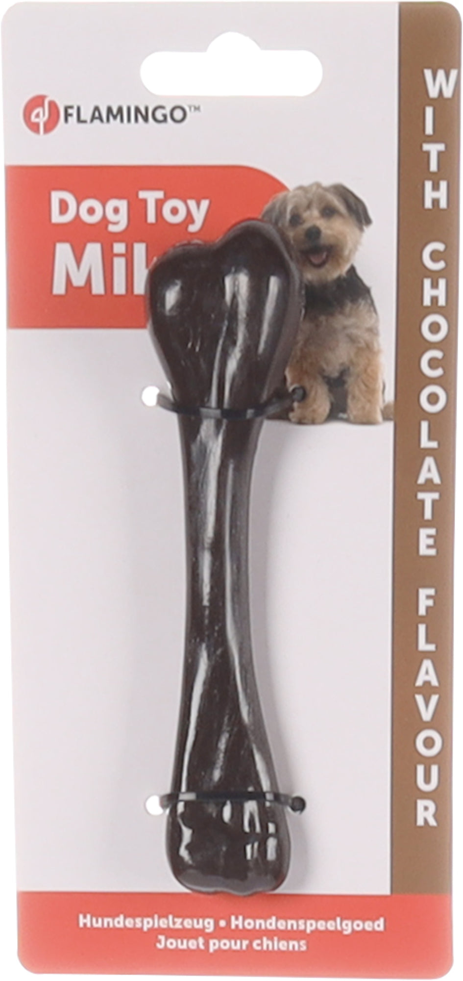 Hondenspeelgoed Kauwbot Chocoladesmaak - Huisdierplezier
