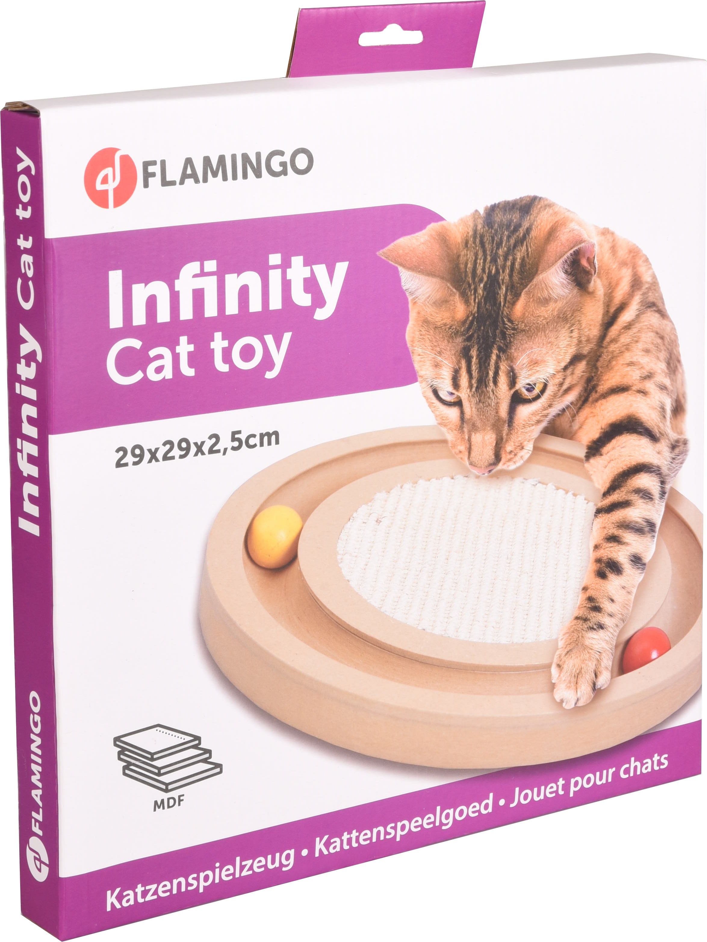 kattenspeeltje Krabbord Infinity - Huisdierplezier