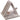 Driehoek Sisal krabplank - Huisdierplezier