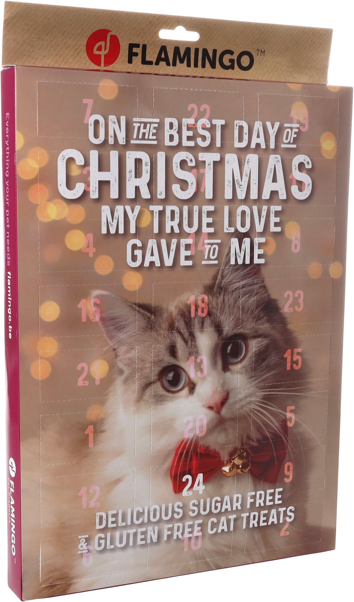 Kerst Kalender Adventskalender 24 dagen Kattensnoepjes - Huisdierplezier