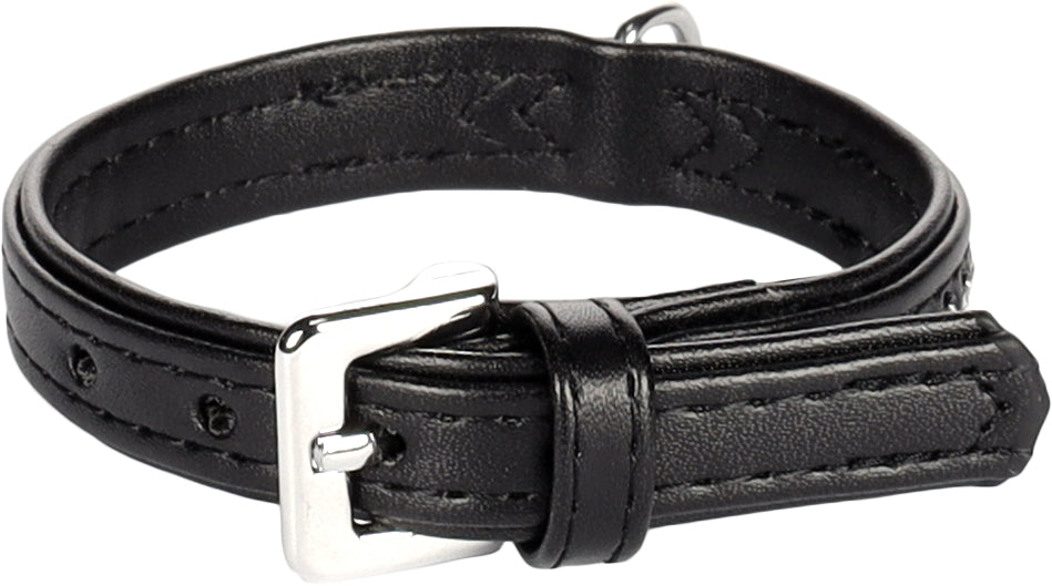 Halsband hond Monte Carlo zwart - Huisdierplezier