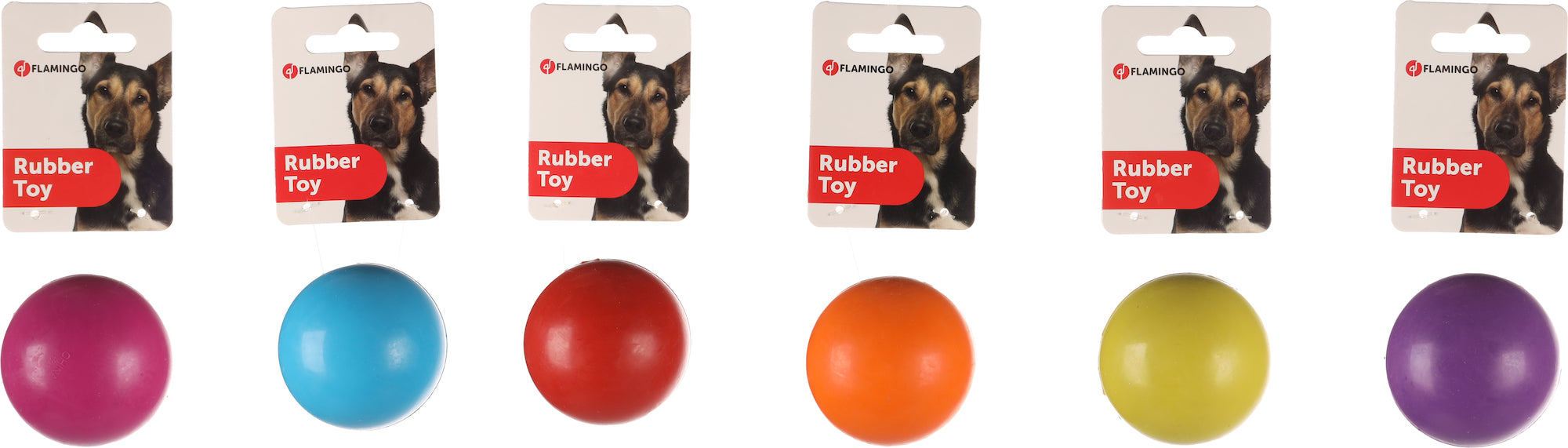 Hondenspeelgoed Hondenbal rubber - Huisdierplezier