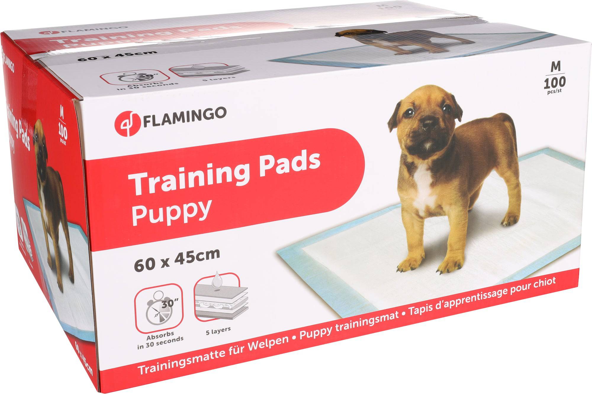 Voordeelpack Puppy pads Traningspad Medium 100 stuks - Huisdierplezier