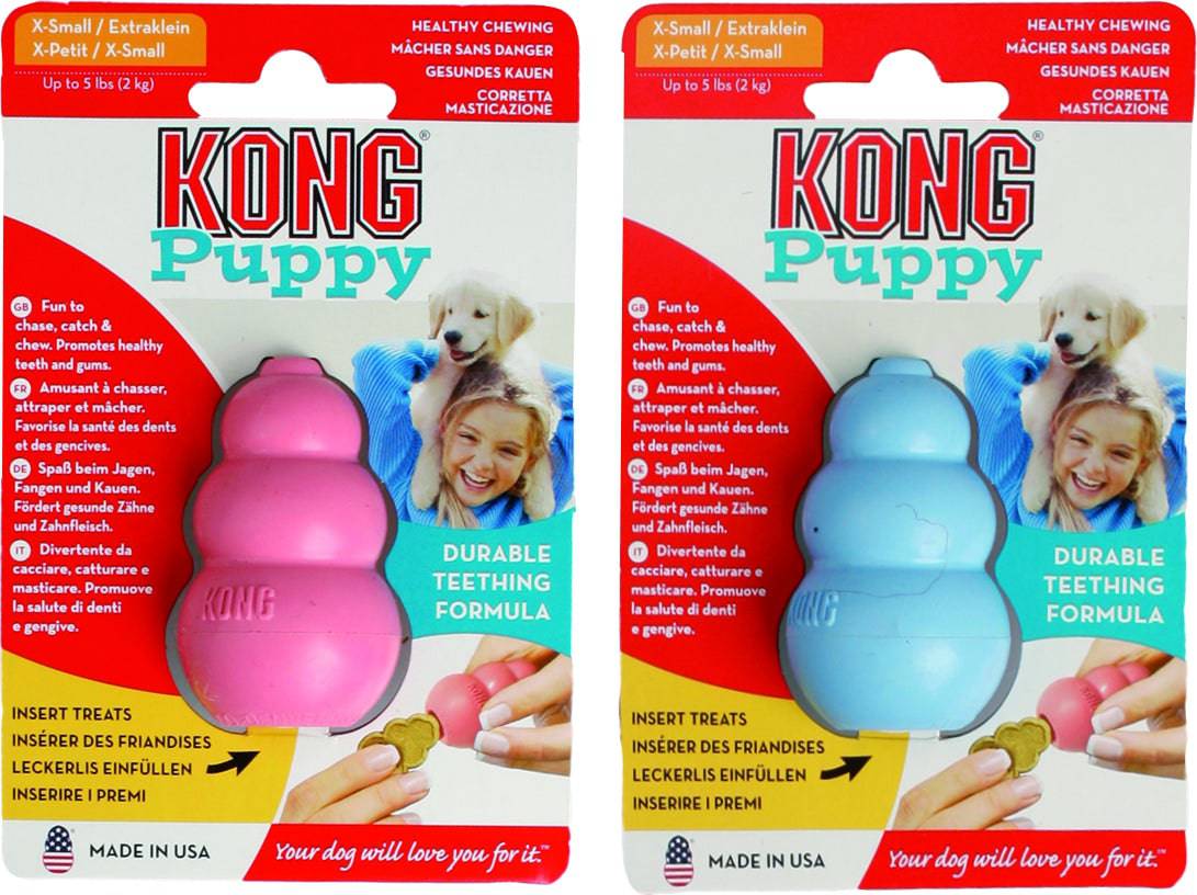 Kong hondenspeelgoed Puppy Wobbler - Huisdierplezier