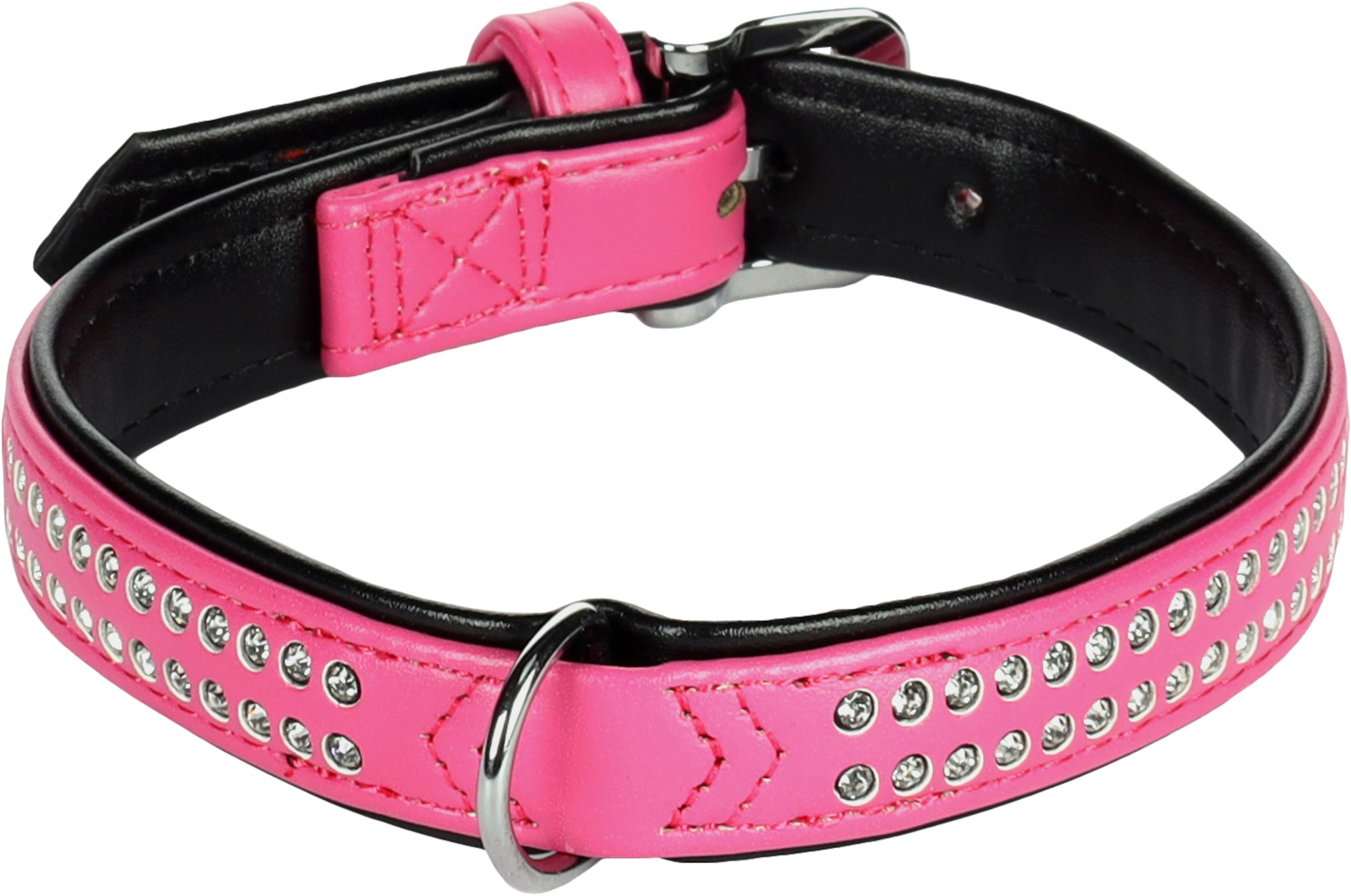 Halsband hond Monte Carlo roos - Huisdierplezier