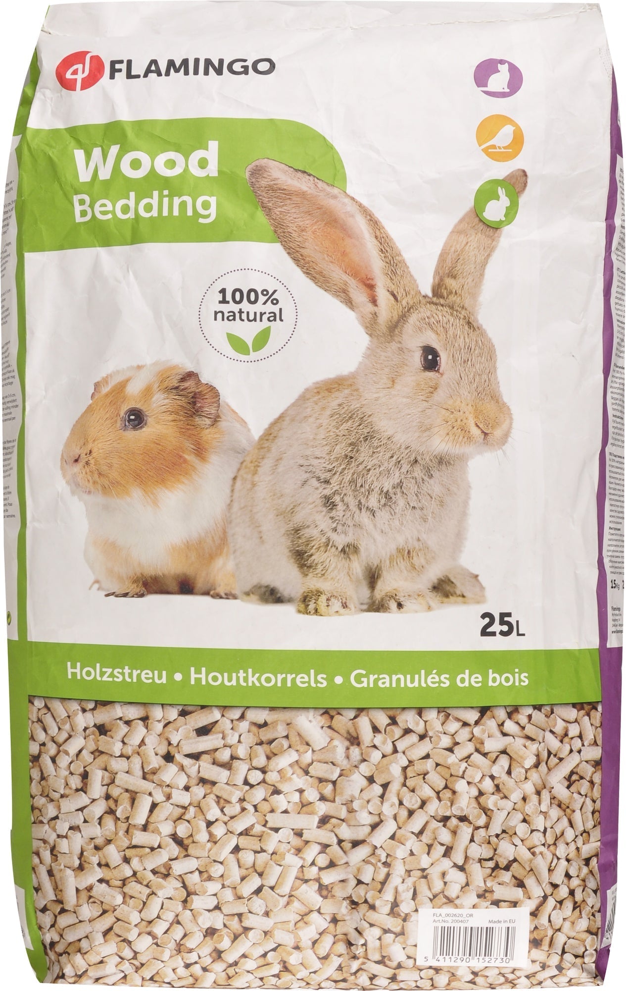 Houtkorrels Kattenbakvulling 6kg - Huisdierplezier