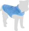 hondenbadjas Comfort Microvezel blauw - Huisdierplezier