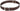 Leren halsband hond Seattle bruin - Huisdierplezier